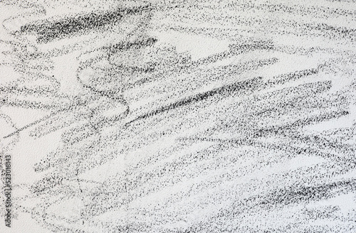 background with black and white charcoal doodles.
Image including effect the black and white tones