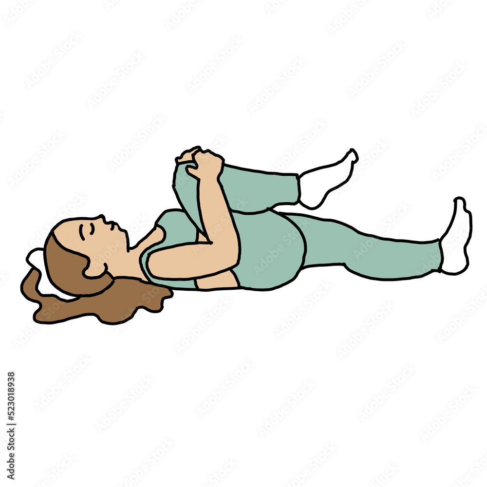 Curvy plus size woman has yoga class and make relaxation pose to be strong and trains her body. Hand drawn colorful retro vintage illustration. Comics cartoon old school style drawing. Curvy plus size woman has yoga class and make relaxation pose to be strong and trains her body. Hand drawn colorful retro vintage illustration. Comics cartoon old school style drawing.