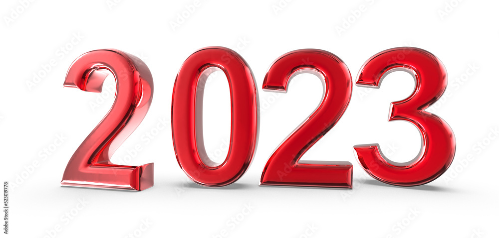 Happy New Year 2023 Number 3D Happy New Year 2023 Number 3D