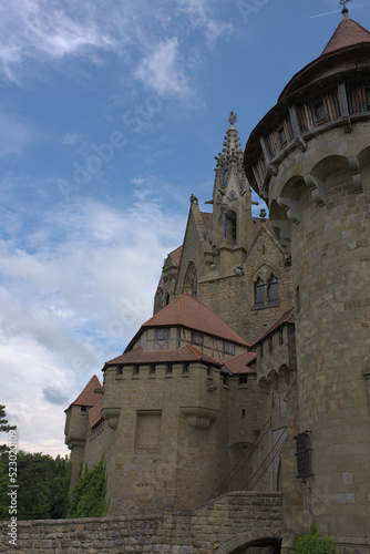 Obraz na płótnie Medieval Austrian Castle w salonie