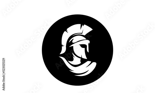 defense soldier logo design vector