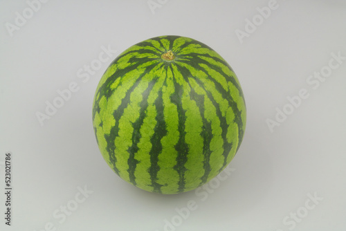 Watermelon on gray background 