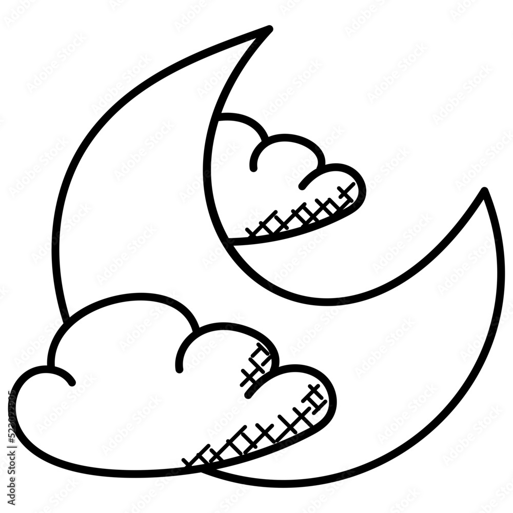 Cloud With Moon 