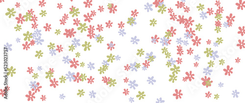 Wallpaper Mural Leaves floral seamless pattern vector design concept, can be used for background, backdrop, event banner, spring or other sesonal event banner, nature event banner. Torontodigital.ca