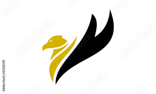 logo eagle illustration