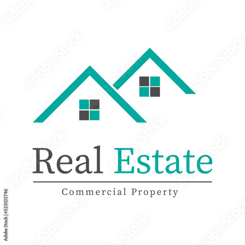 Real estate, House building construction, Commercial property investment concept, infographic, vector illustration.