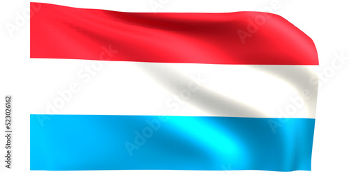 Luxembourg flag 3d render. Free Download Luxembourg flag 3d render. - GFXLoad
