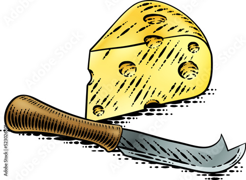 Wedge of Swiss Cheese Knife...