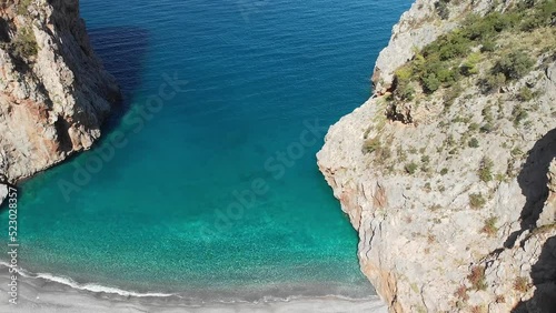 The beach Vithouri in Evia, Greece photo