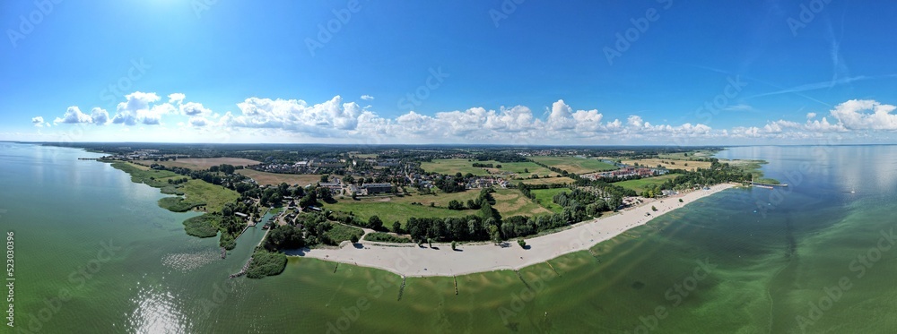 Seebad Ueckermünde, Haffbad, 180°-Panorama 2022