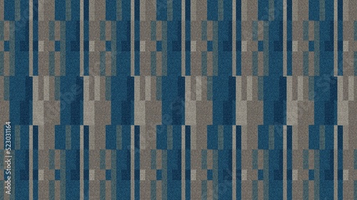 Blue Hotel Carpet Texture. 3d rendering.