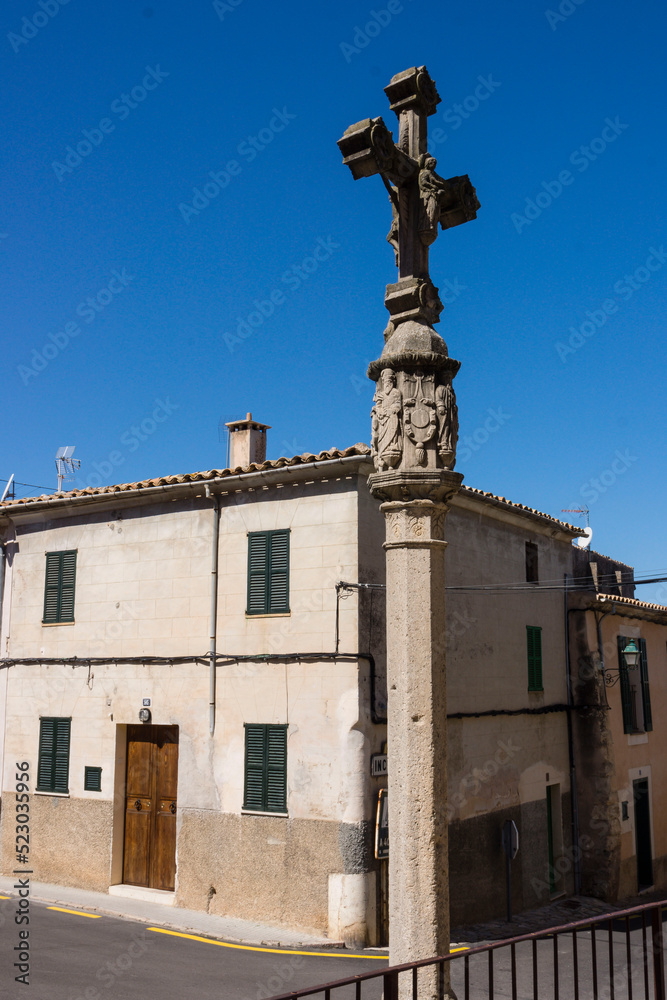 Creu dels Morts, siglo XVI, Sineu, Mallorca, balearic islands, spain, europe