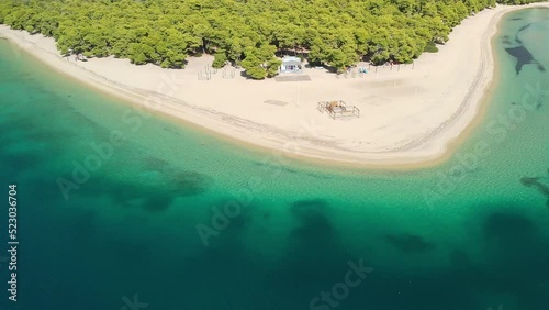 The beach Gregolimano in Evia, Greece photo