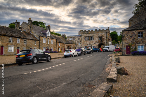 Blanchland Village in Derwent Valley, in the Dark Skies section of the Northumberland 250, a scenic road trip though Northumberland with many places of interest along the route © drhfoto
