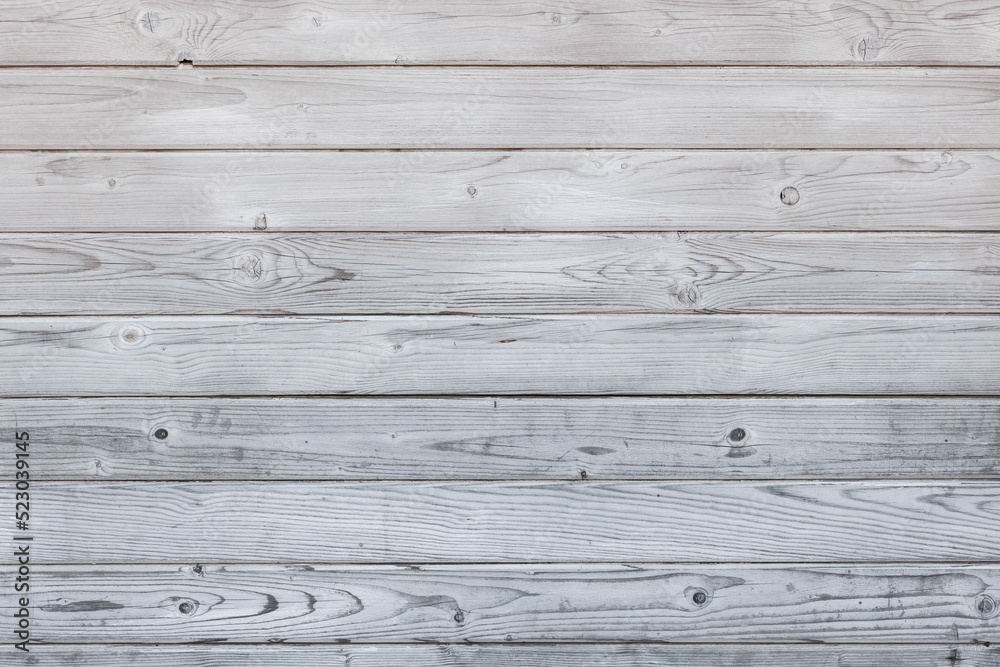 weathered white painted wooden planks board flat fullframe