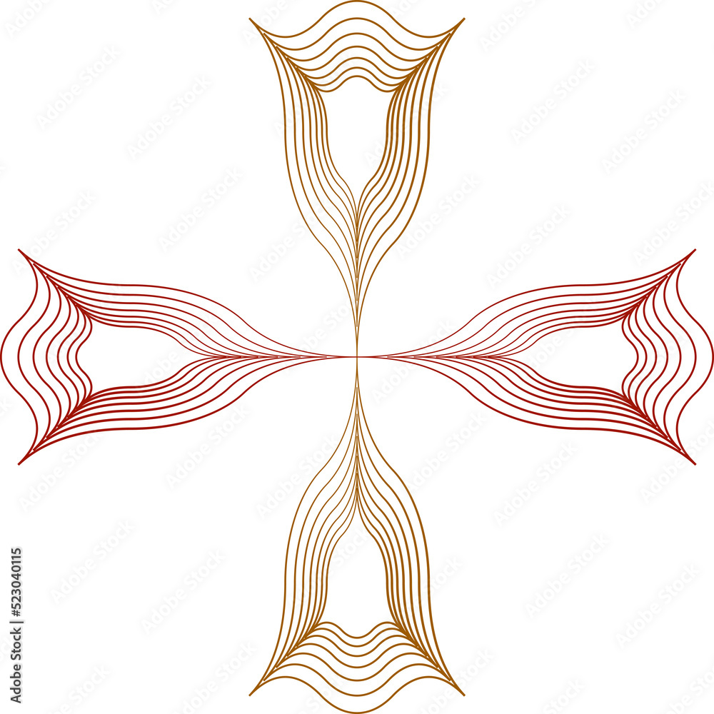 Star shape element minimal for decorative