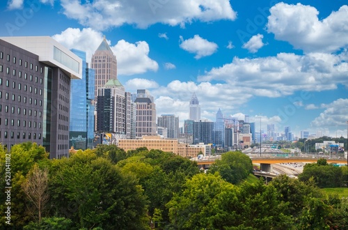 Atlanta Georgia skyline view of buildings. © marls