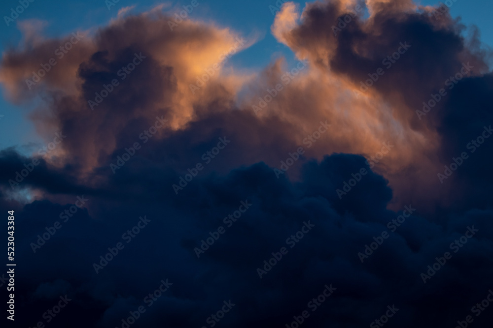 clouds and smoke