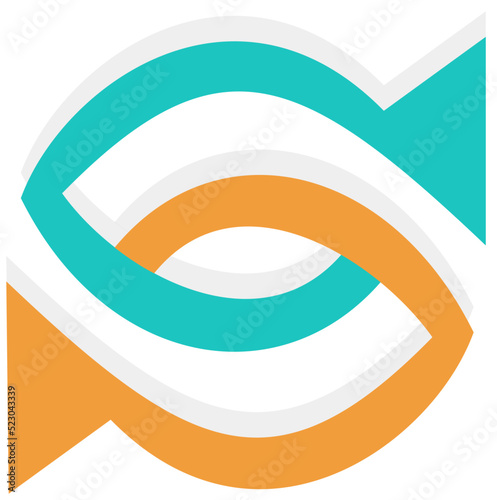 Poissons entrecroisés