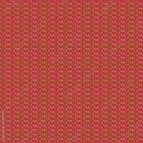 Minimalistic Red and Gold Floral Background