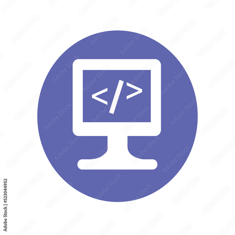 logo design and computer monitor display icon.show code or syntax of programming. perfect for those who want design and icons for programming technology
logo design and computer monitor display icon.show code or syntax of programming. perfect for those who want design and icons for programming technology