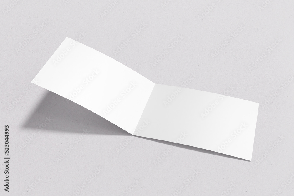 Bifold Landscape Blank Mockup Bifold Landscape Blank Mockup