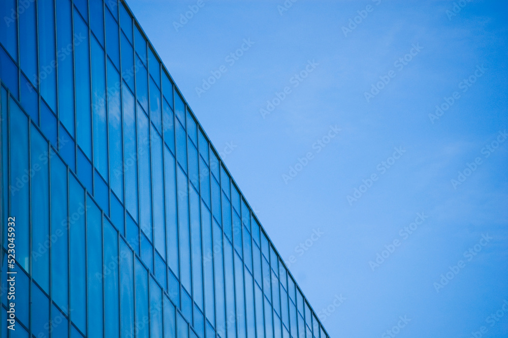 Architectural details of modern office building. Architectural details of modern office building.