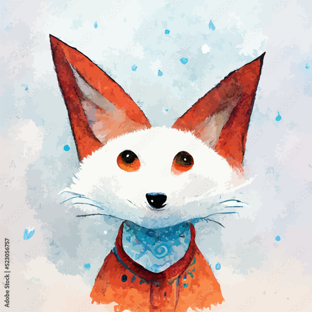 fox for children's book