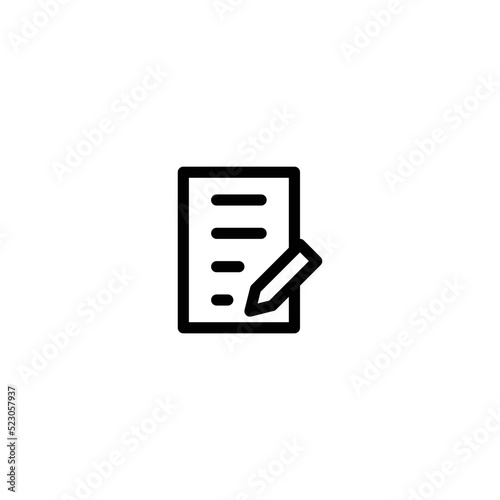 icon of a paper