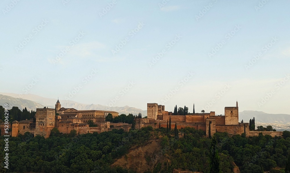 Vistas de la Alhambra des de el mirador de san Nicolás