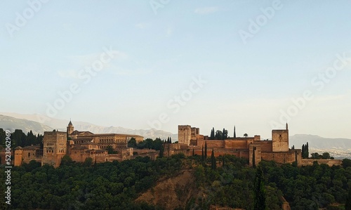 Vistas de la Alhambra des de el mirador de san Nicol  s