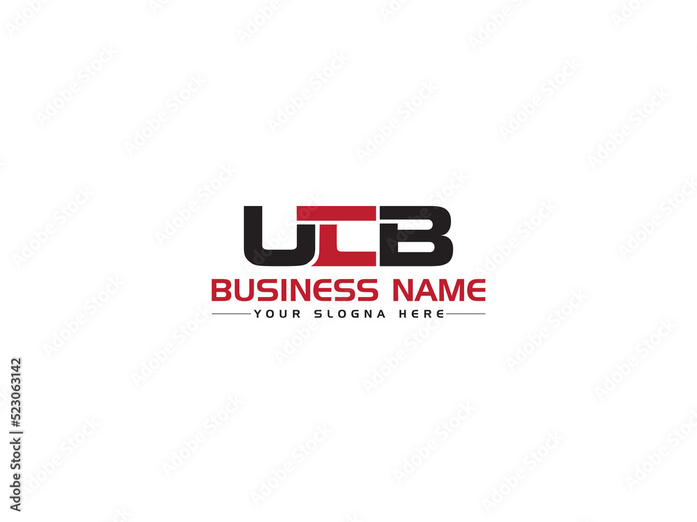 Letter UCB Logo Icon, Colorful ucb Logo Letter Vector Image Design For
