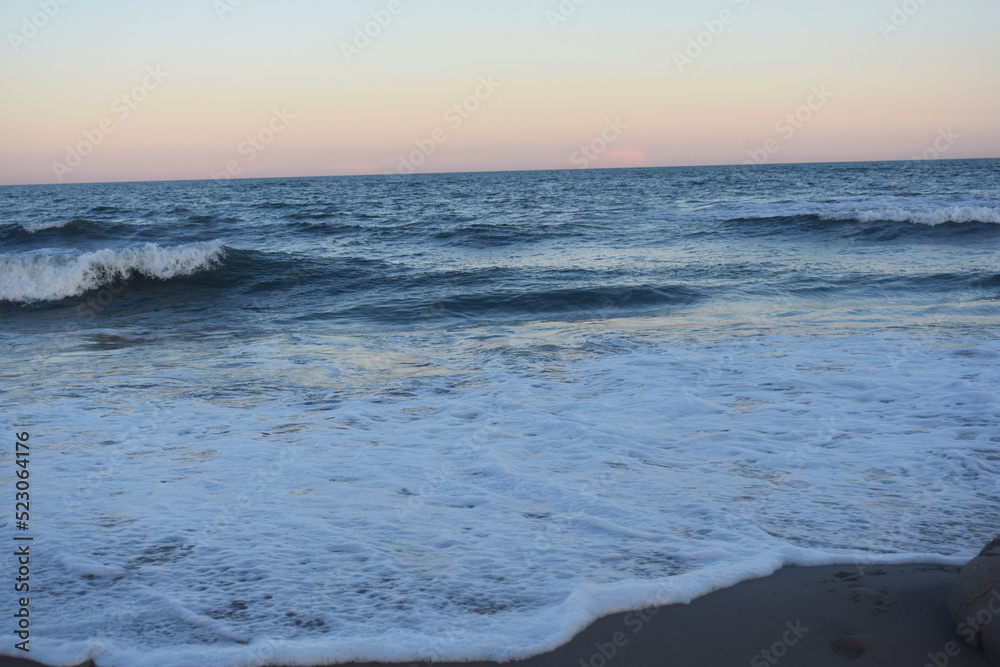 waves at the beach