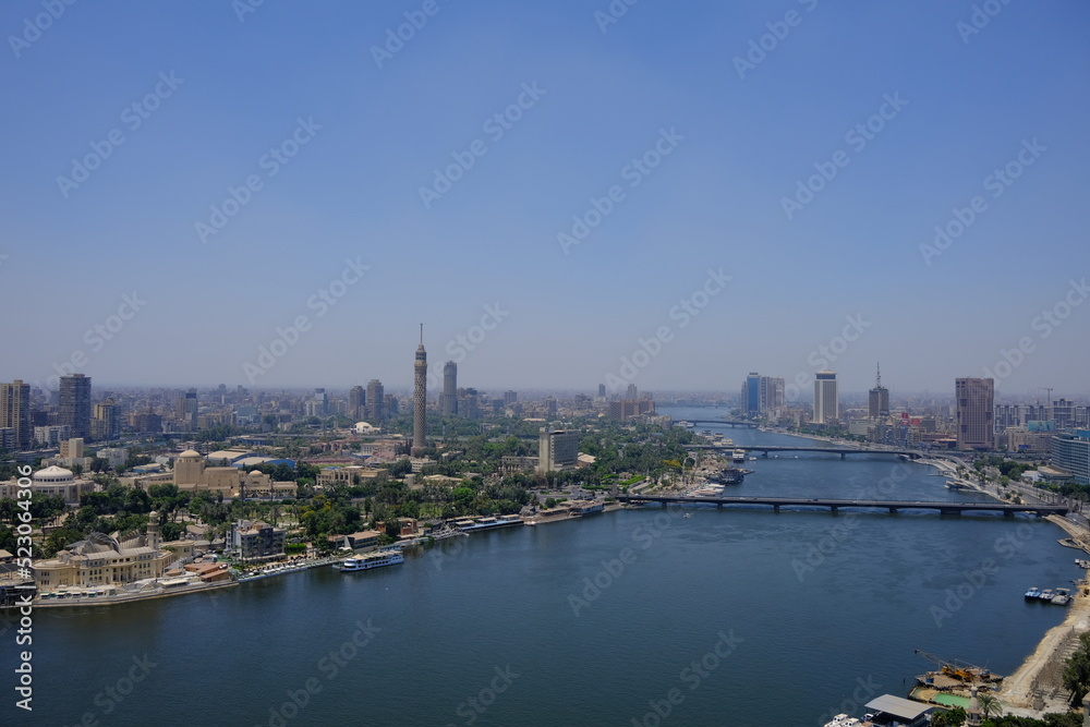 Luftaufnahme Kairo Ausblick Stadt