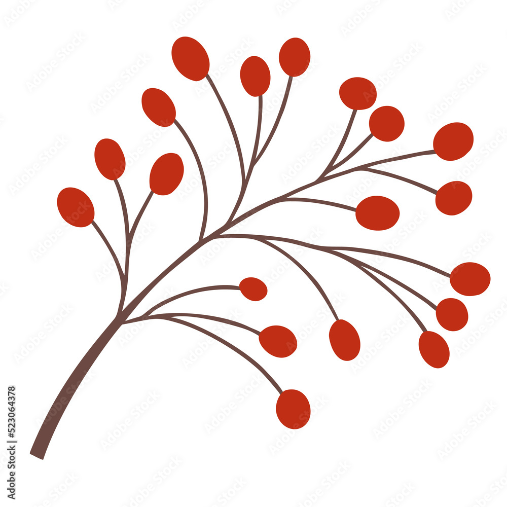 Automn Leaf Vector Icon Illustration in flat design.