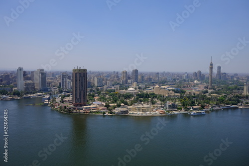 Luftaufnahme Kairo in   gypten 