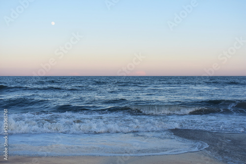 sunset on the beach