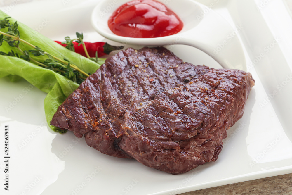 Grilled machete skirt beef steak Grilled machete skirt beef steak