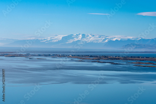 Wallpaper Mural wunderschöner Blick auf Höfn und die Gletscher auf Island Torontodigital.ca