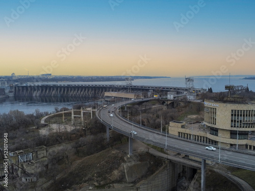 Dam in Zaporozhye