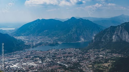 mountain landscape with sky Lecco