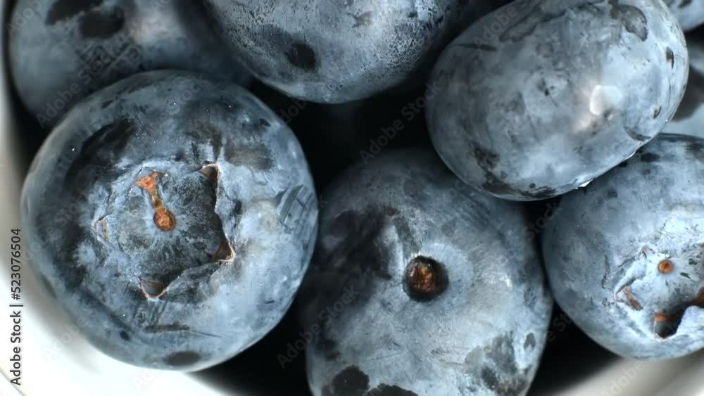Close up blueberries macro composition Close up blueberries macro composition