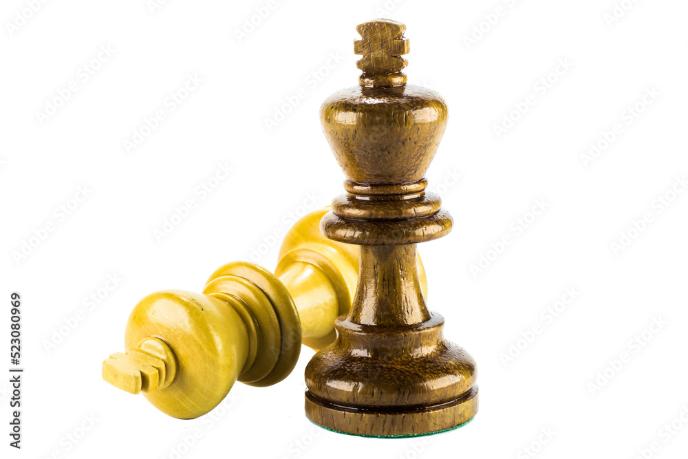 chess figure on white background chess figure on white background