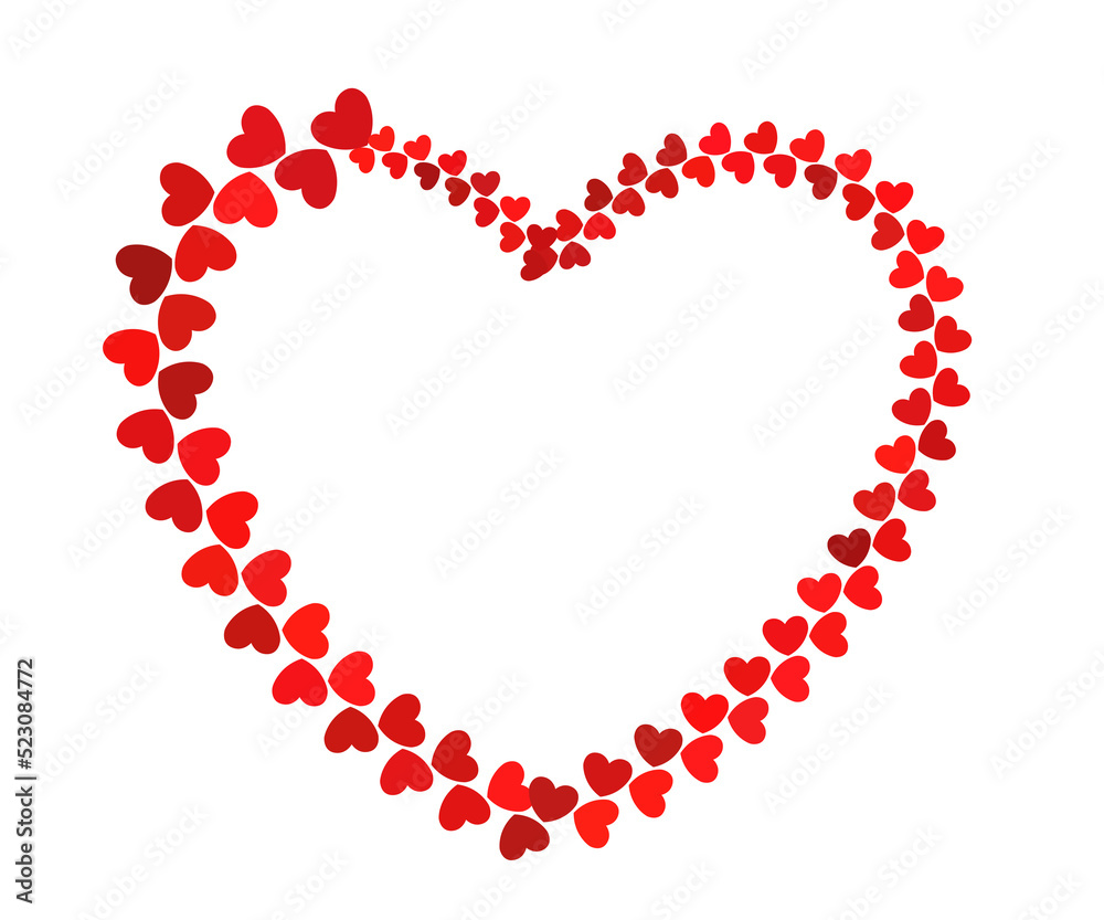 red heart made from hearts, Heart created with many Hearts, Red Heart, Symbol of Love, Valentine red heart made from hearts, Heart created with many Hearts, Red Heart, Symbol of Love, Valentine