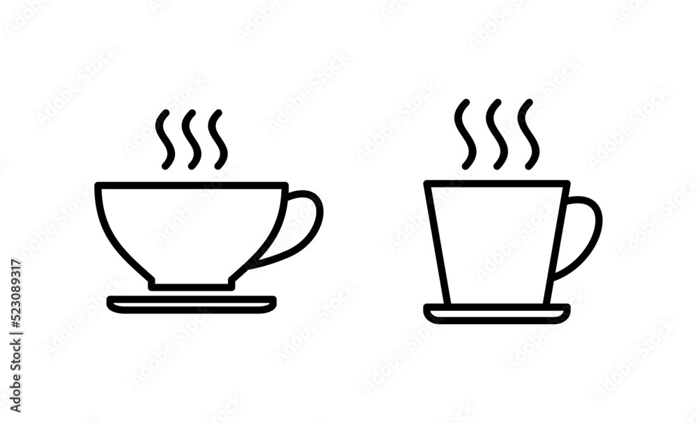 coffee cup icon vector. cup a coffee sign and symbol coffee cup icon vector. cup a coffee sign and symbol