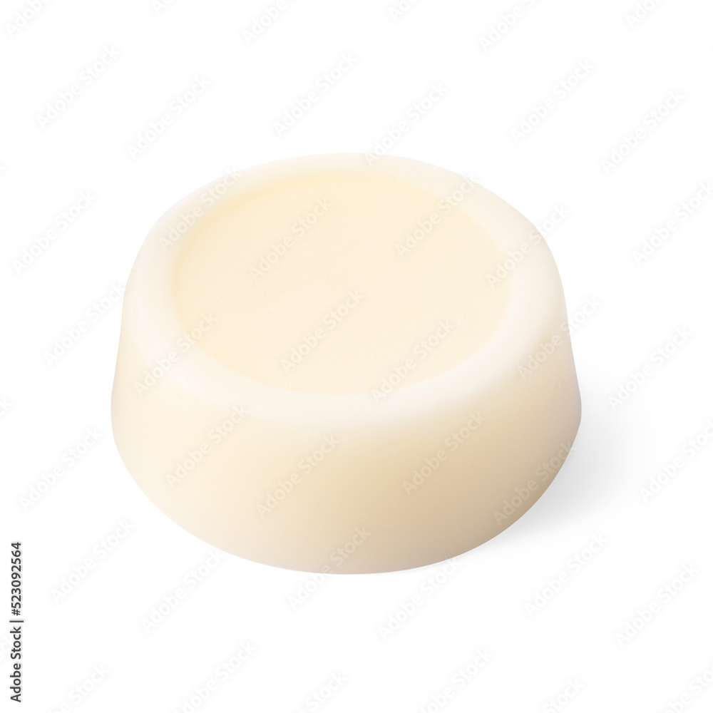 Solid shampoo bar isolated on white. Hair care Solid shampoo bar isolated on white. Hair care