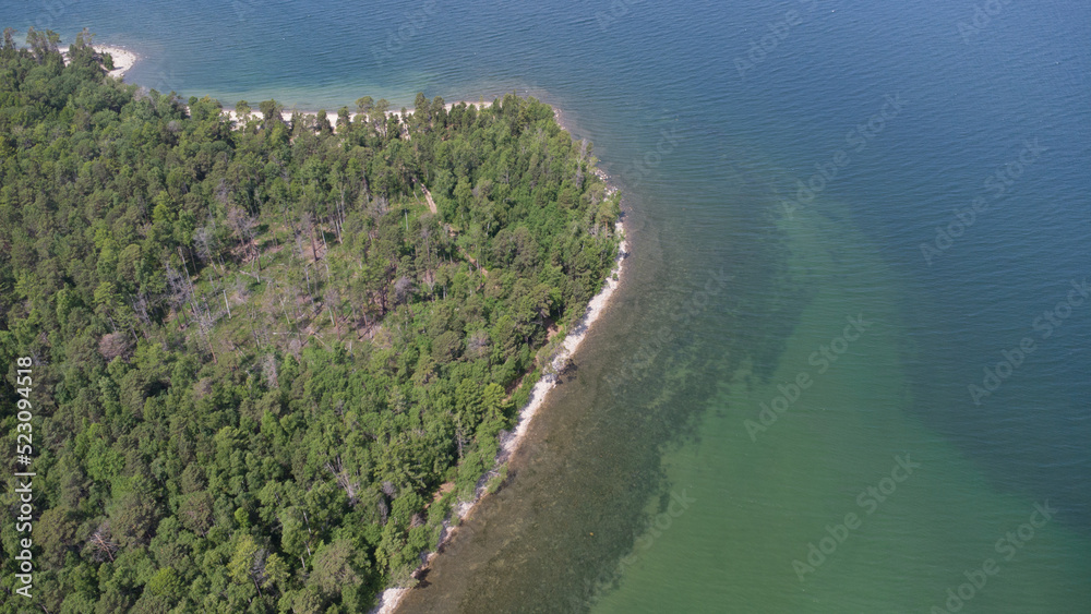 Obraz premium aerial view of beach