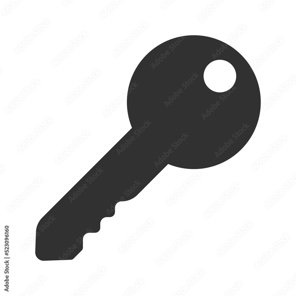 Car key icon. Alarm system chain illustration. Car key icon. Alarm system chain illustration.