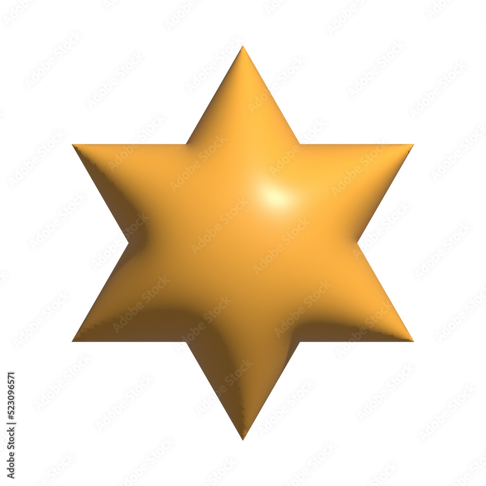 3d Rendering Star Icon on transparent background 3d Rendering Star Icon on transparent background