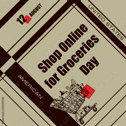 Shop Online for Groceries Day